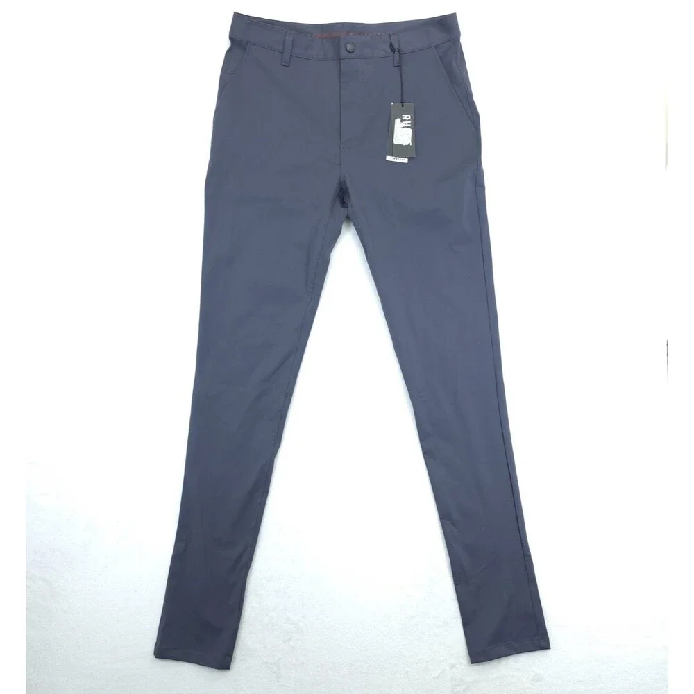 Rhone Commuter Pants Skinny Performance Men's Size 32x35 Blue NWT